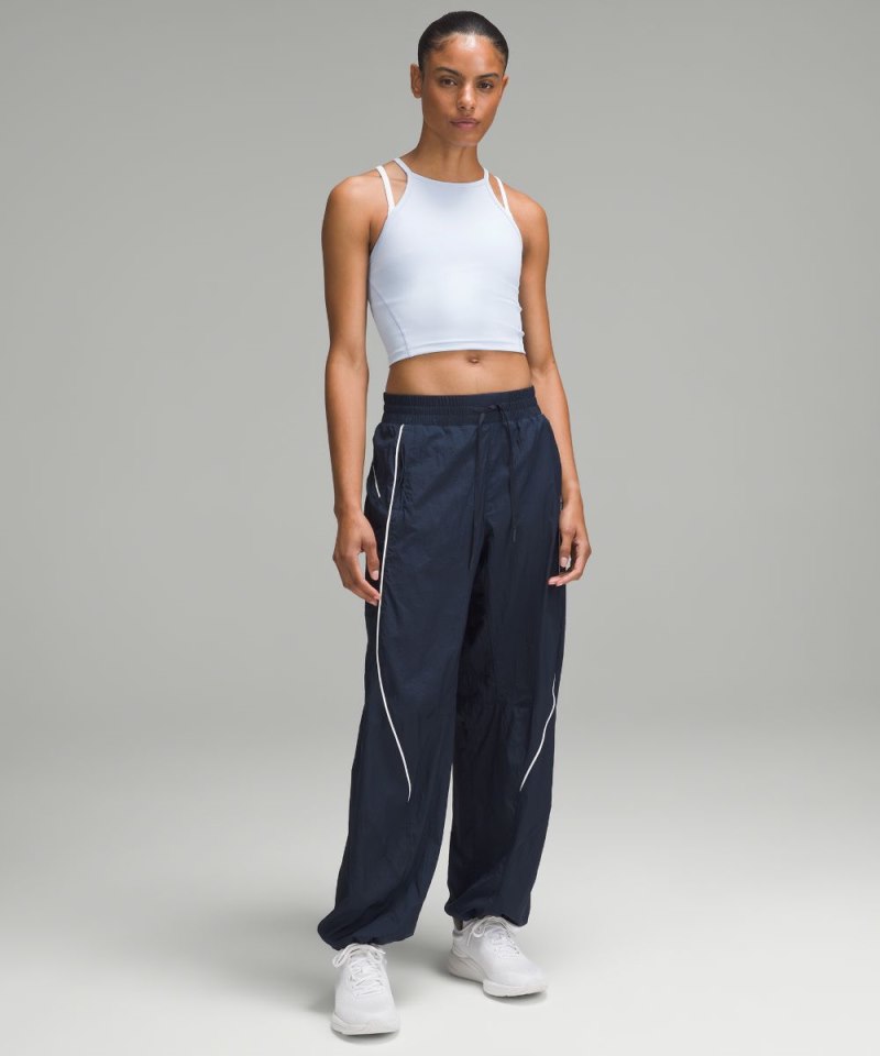 Lululemon Wunder Train High-Neck Cross-Back Tank Top Windmill Online Outlet Sale