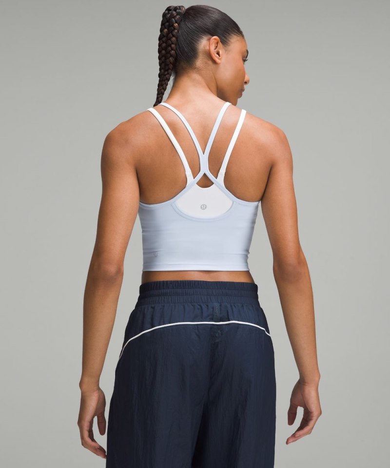 Lululemon Wunder Train High-Neck Cross-Back Tank Top Windmill Online Outlet Sale
