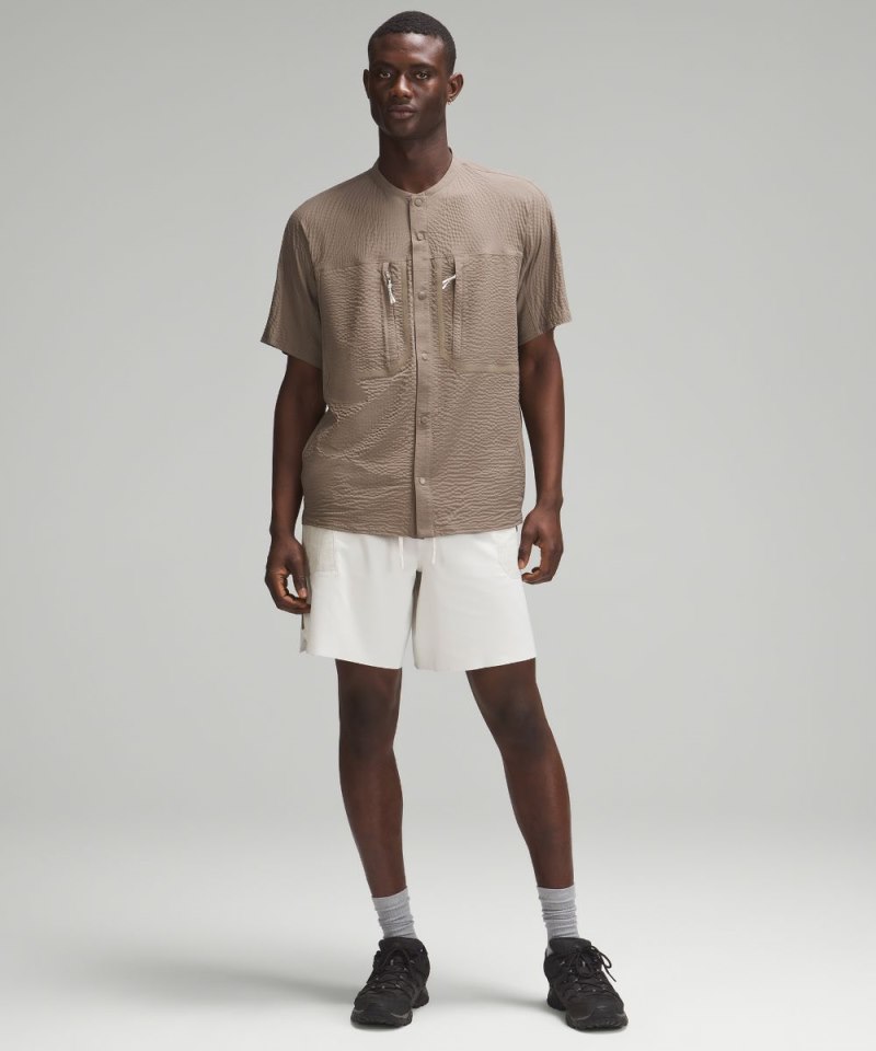 Lululemon Water-Repellent Hiking Short 8" Bone Online Outlet Sale