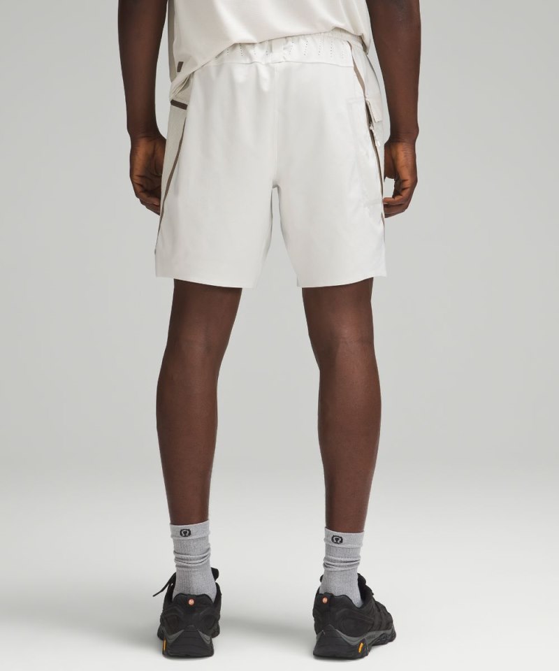 Lululemon Water-Repellent Hiking Short 8" Bone Online Outlet Sale
