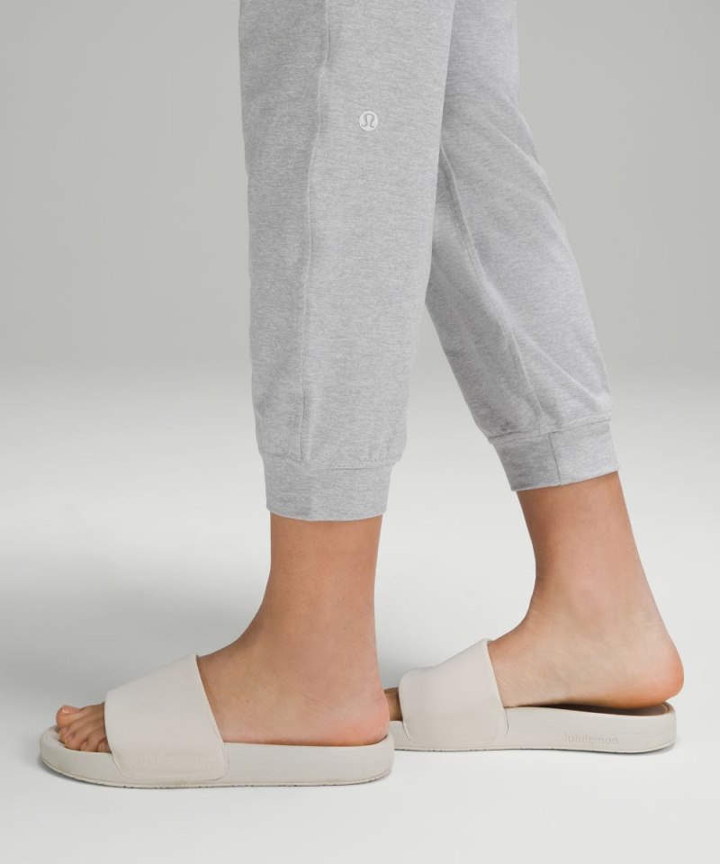 Lululemon Soft Jersey Classic-Fit Mid-Rise Jogger Heathered Core Ultra Light Grey Online Outlet Sale