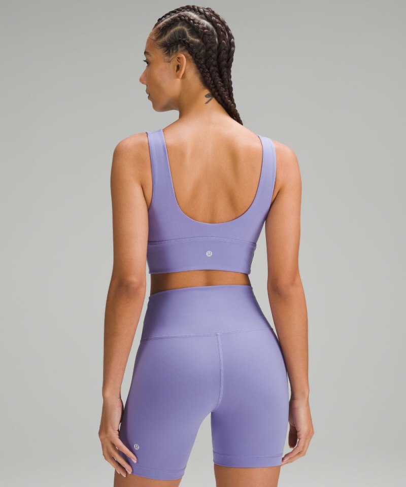 Lululemon lululemon Align™ V-Neck Bra *Light Support, C / D Cup Dark Lavender Online Outlet Sale