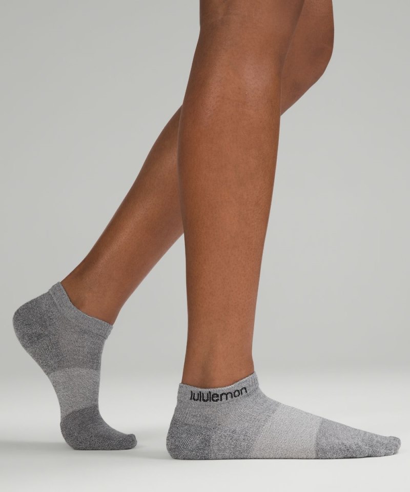 Lululemon Women's Daily Stride Comfort Low-Ankle Socks *3 Pack Heather Grey Online Outlet Sale