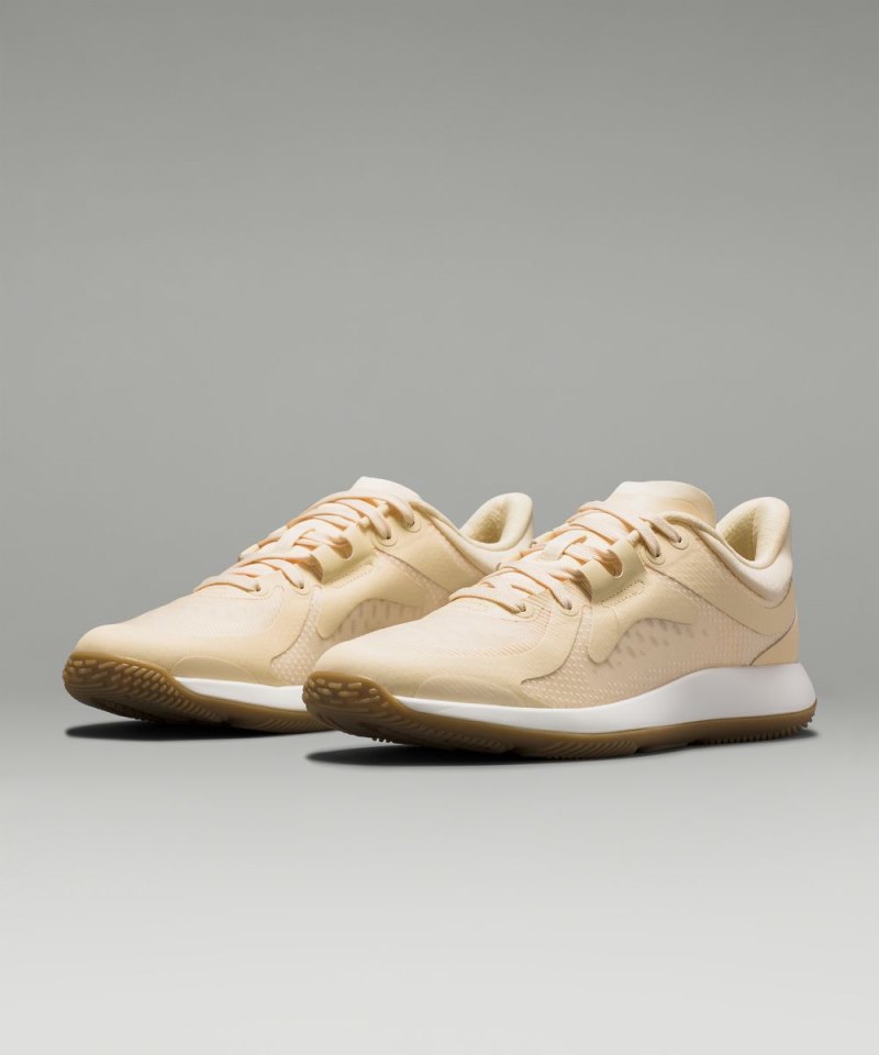 Lululemon strongfeel Women's Training Shoe Lemon Chiffon / White / Filbert Tan Online Outlet Sale