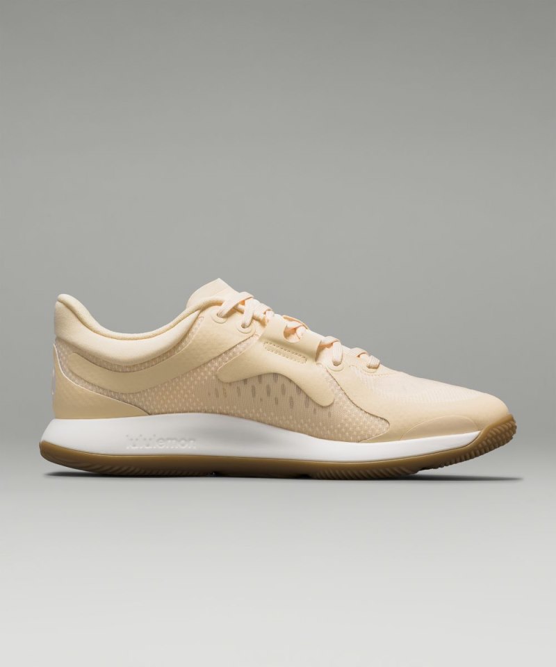 Lululemon strongfeel Women's Training Shoe Lemon Chiffon / White / Filbert Tan Online Outlet Sale