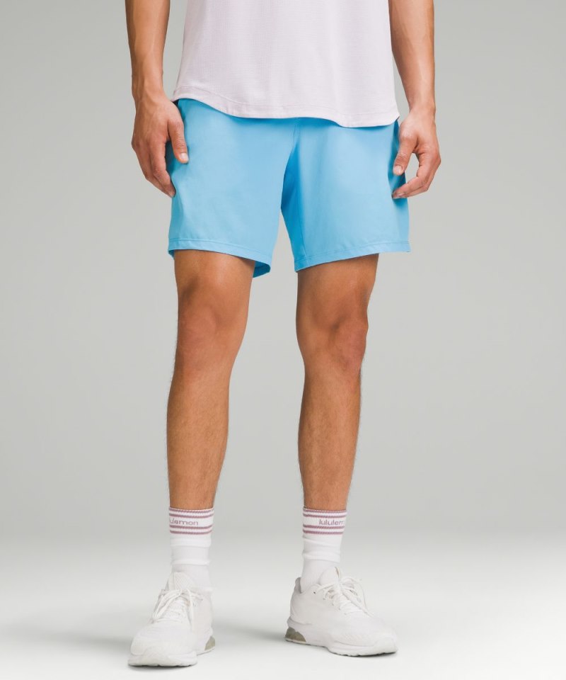 Lululemon Pace Breaker Lined Short 7" Kayak Blue Light Online Outlet Sale