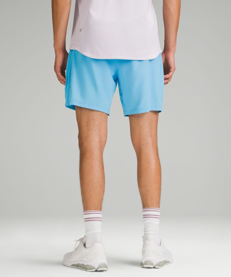 Lululemon Pace Breaker Lined Short 7" Kayak Blue Light Online Outlet Sale