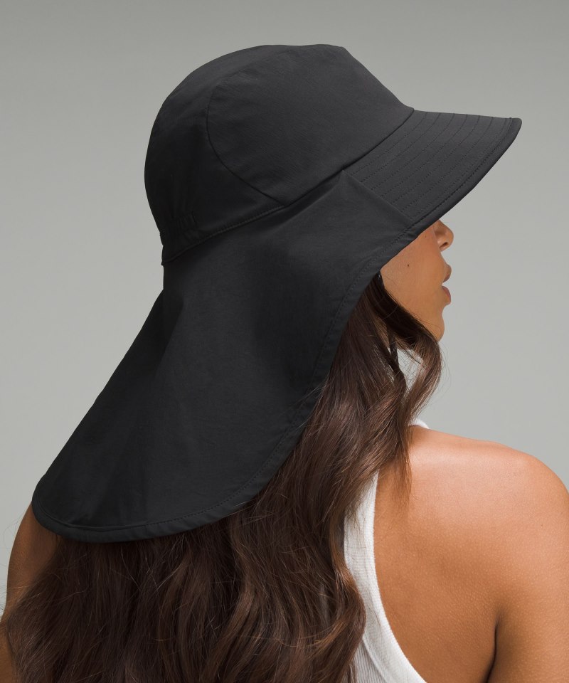 Lululemon All Sport Wide-Brim Hat Black Online Outlet Sale