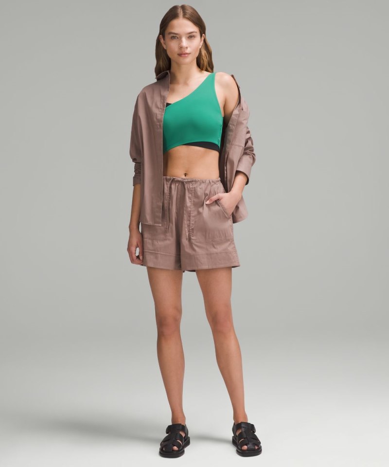 Lululemon Bend This One-Shoulder Bra *Light Support, A-C Cups Cascadia Green Online Outlet Sale