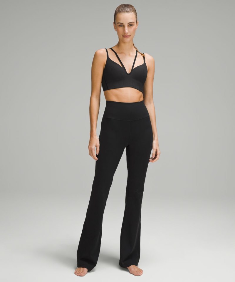 Lululemon Groove Super-High-Rise Nulu Flared Pant *Regular Black Online Outlet Sale