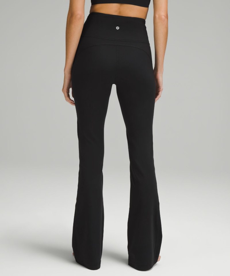 Lululemon Groove Super-High-Rise Nulu Flared Pant *Regular Black Online Outlet Sale