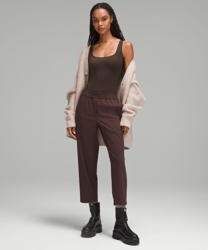 Lululemon Wundermost Ultra-Soft Nulu Square-Neck Sleeveless Bodysuit French Press Online Outlet Sale