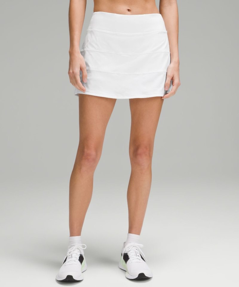 Lululemon Pace Rival Mid-Rise Skirt *Long White Online Outlet Sale
