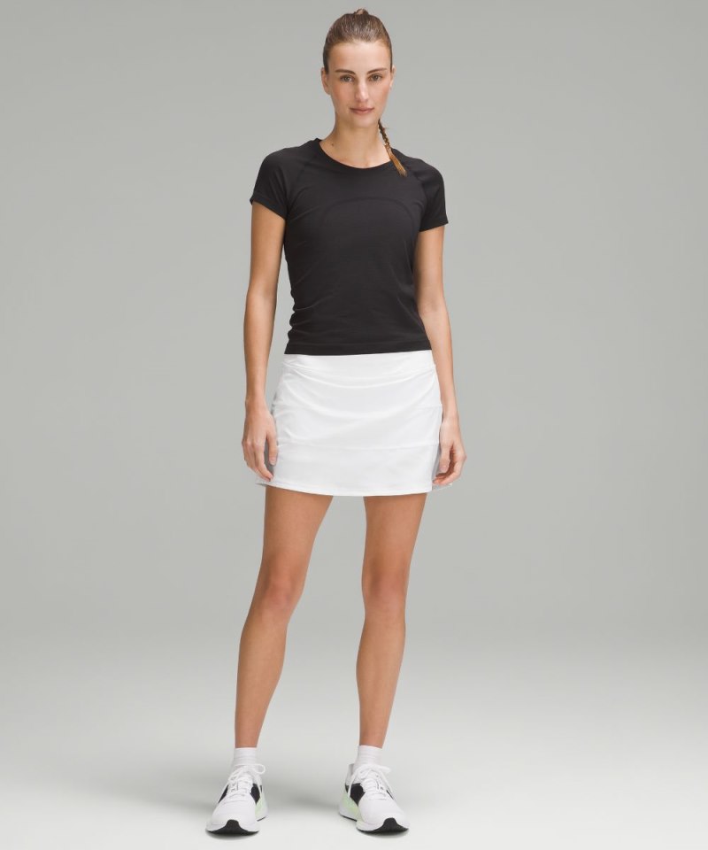 Lululemon Pace Rival Mid-Rise Skirt *Long White Online Outlet Sale