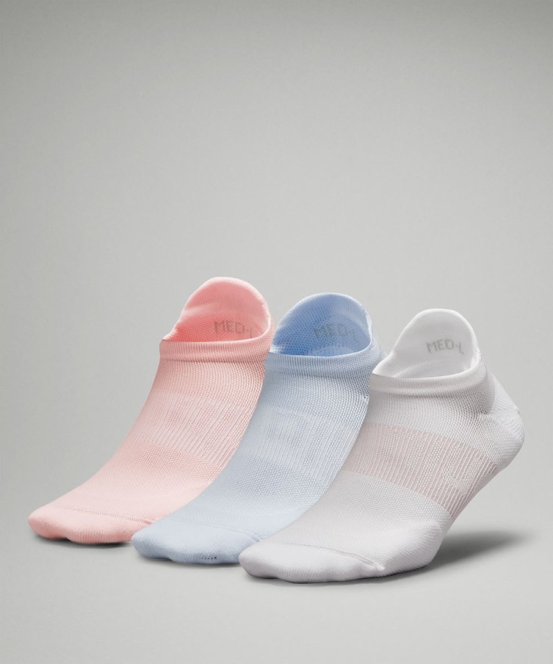 Lululemon Women's Power Stride Tab Socks *3 Pack White / Windmill / Strawberry Milkshake Online Outlet Sale