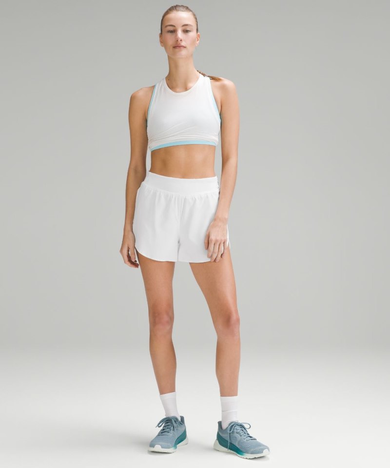 Lululemon Fast and Free Reflective High-Rise Classic-Fit Short 3" White Online Outlet Sale