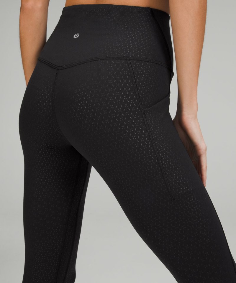 Lululemon lululemon Align™ High-Rise Pant with Pockets 25" Gradiate Geo Emboss Black Online Outlet Sale