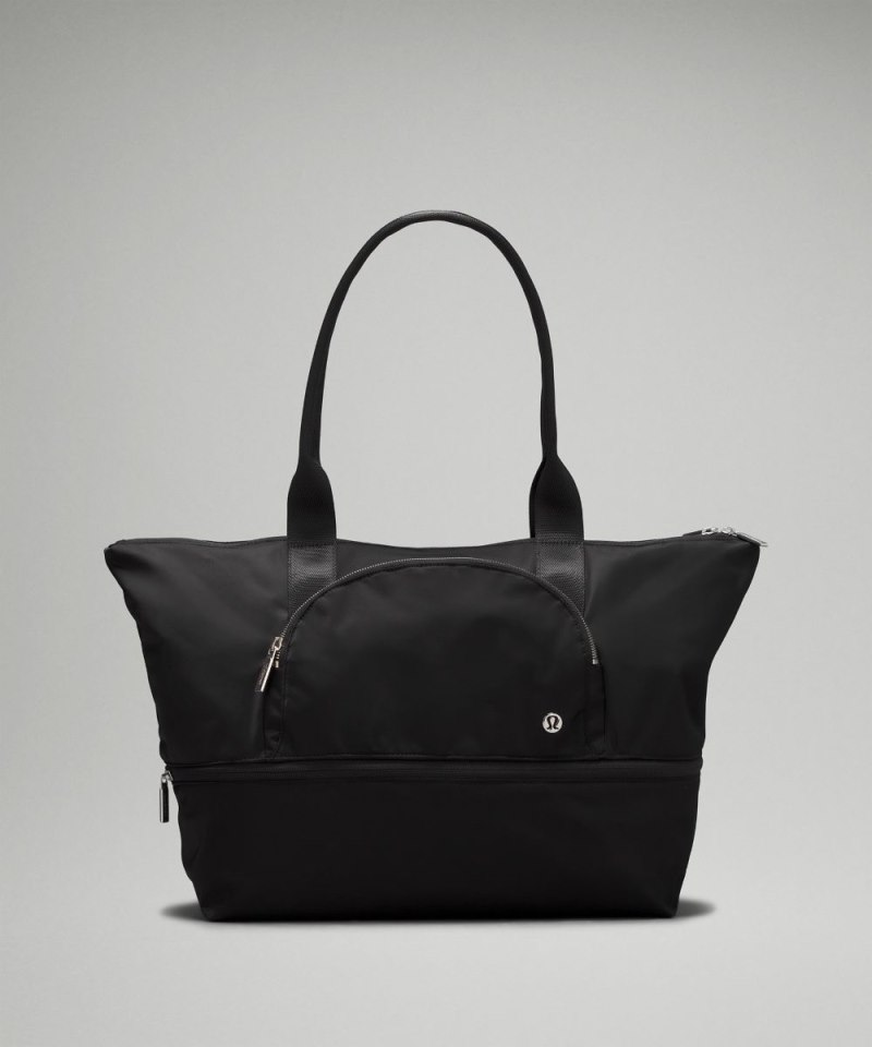 Lululemon City Adventurer Tote Bag 27L Black Online Outlet Sale