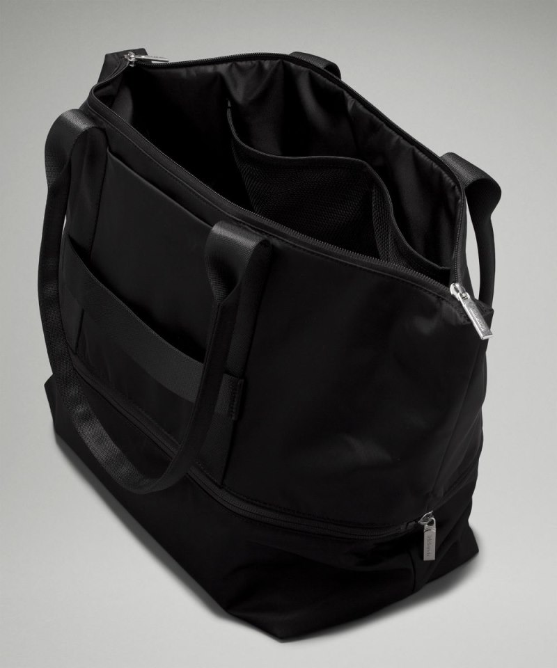Lululemon City Adventurer Tote Bag 27L Black Online Outlet Sale
