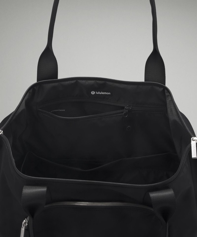 Lululemon City Adventurer Tote Bag 27L Black Online Outlet Sale