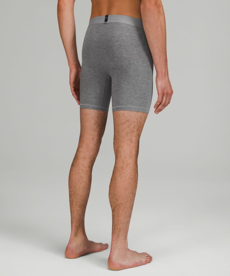Lululemon Always In Motion Long Boxer 7" 3 Pack Black / Heathered Core Medium Grey / True Navy Online Outlet Sale