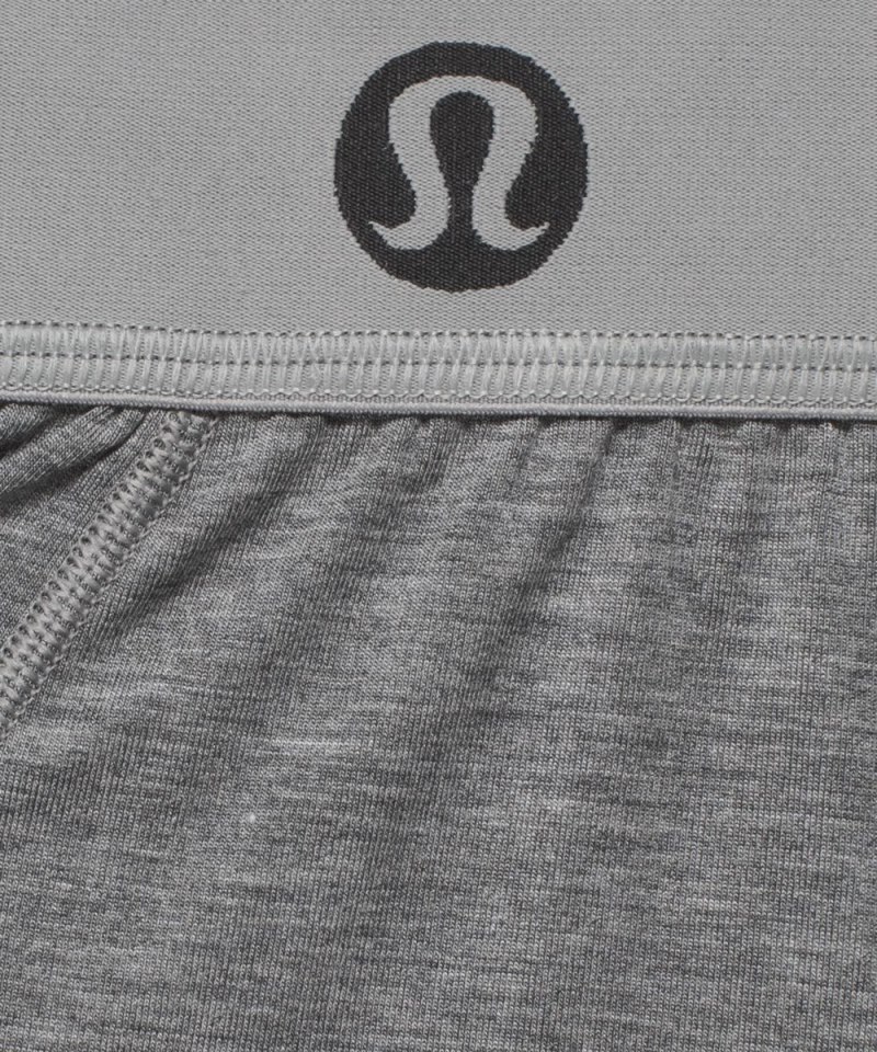 Lululemon Always In Motion Long Boxer 7" 3 Pack Black / Heathered Core Medium Grey / True Navy Online Outlet Sale