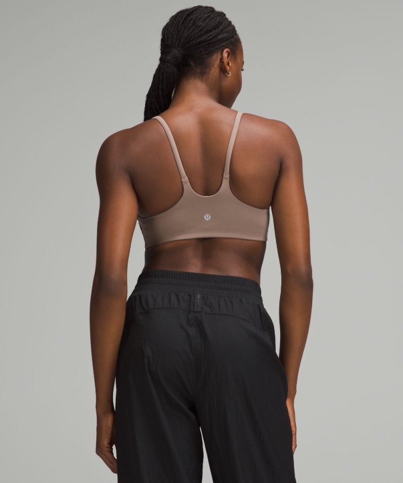 Lululemon Wunder Train Strappy Racer Bra *Light Support, C / D Cup Taupetastic Online Outlet Sale