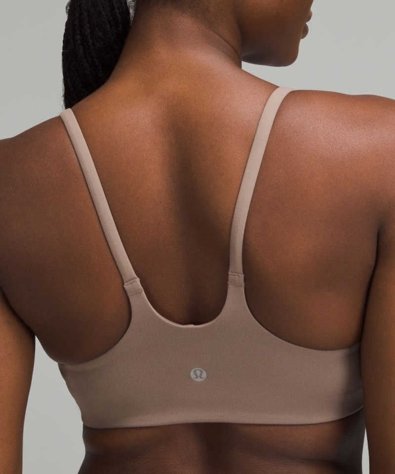 Lululemon Wunder Train Strappy Racer Bra *Light Support, C / D Cup Taupetastic Online Outlet Sale