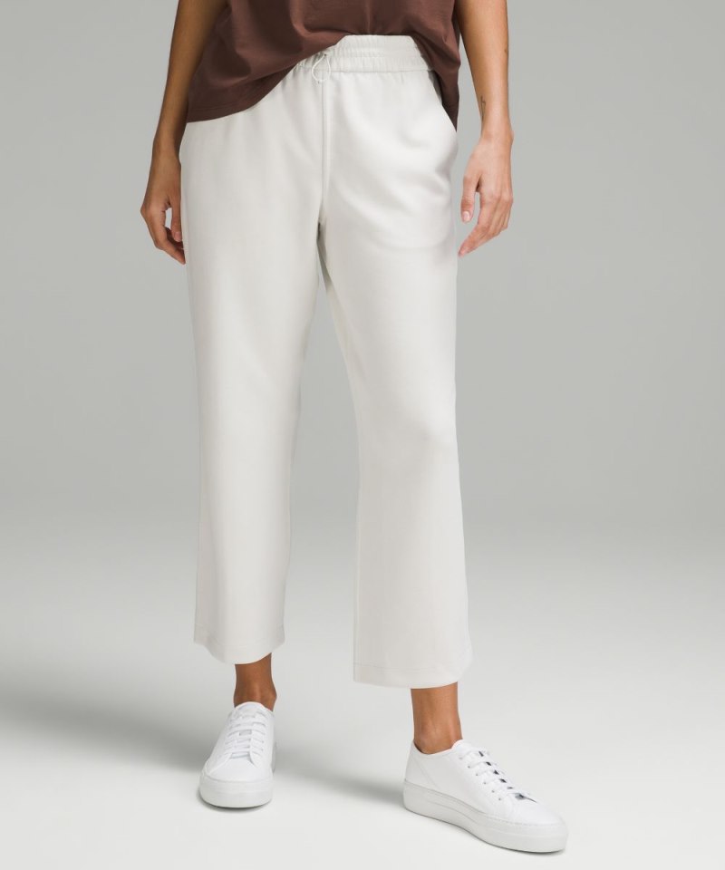 Lululemon Softstreme High-Rise Straight-Leg Cropped Pant Bone Online Outlet Sale