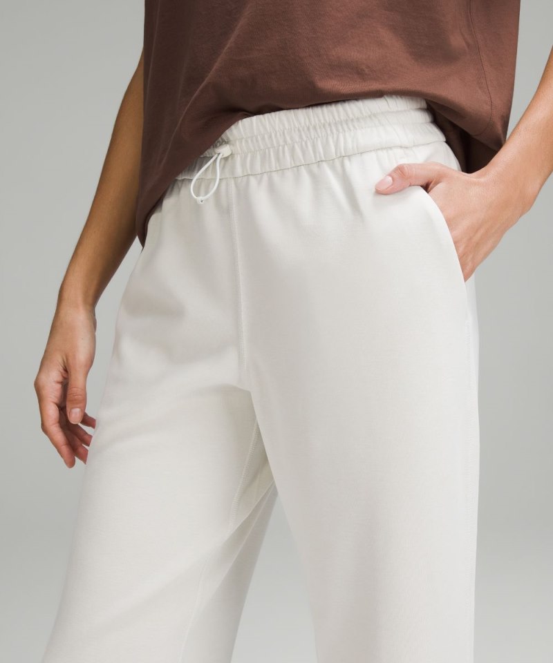 Lululemon Softstreme High-Rise Straight-Leg Cropped Pant Bone Online Outlet Sale