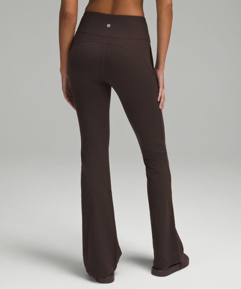 Lululemon Groove High-Rise Flared Pant with Pockets 32.5" Espresso (not available) Online Outlet Sale
