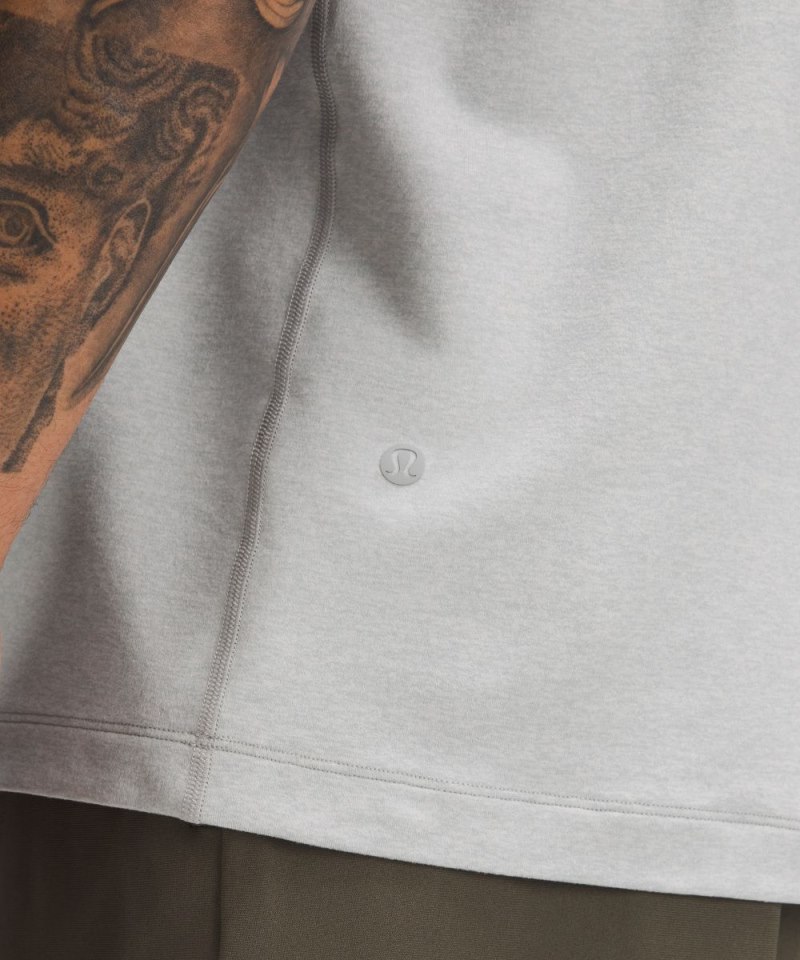 Lululemon Soft Jersey Short-Sleeve Shirt Heathered Vapor / Heathered Silver Drop Online Outlet Sale