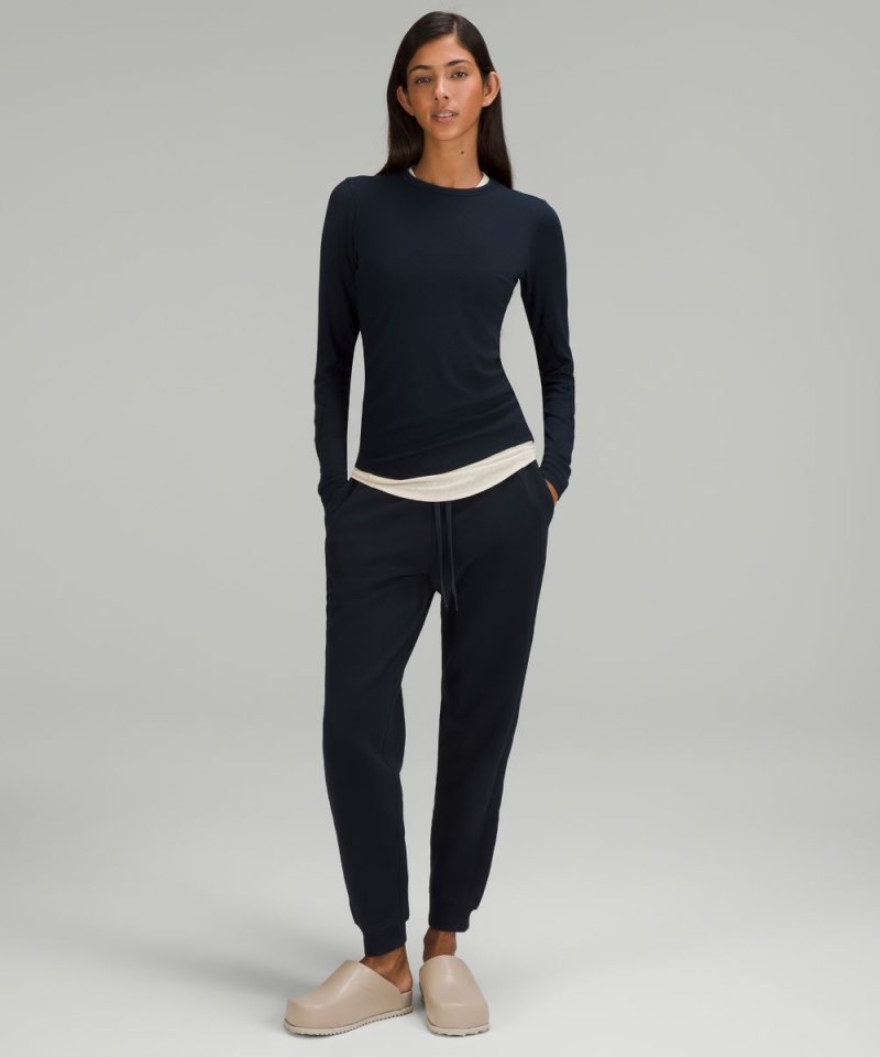 Lululemon Hold Tight Long-Sleeve Shirt True Navy Online Outlet Sale