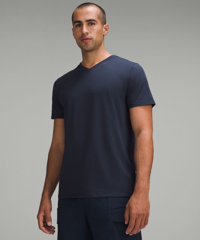 Lululemon lululemon Fundamental V-Neck T-Shirt Nautical Navy Online Outlet Sale