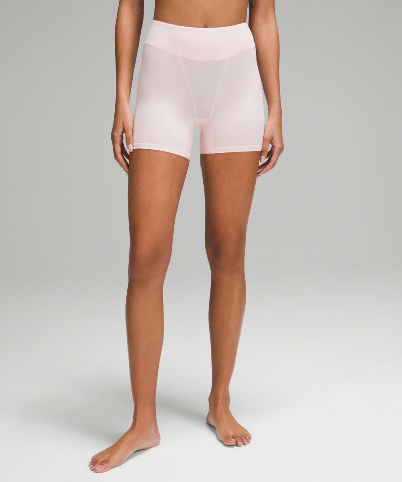 Lululemon UnderEase Super-High-Rise Shortie Underwear *2 Pack Silver Drop / Strawberry Milkshake Online Outlet Sale