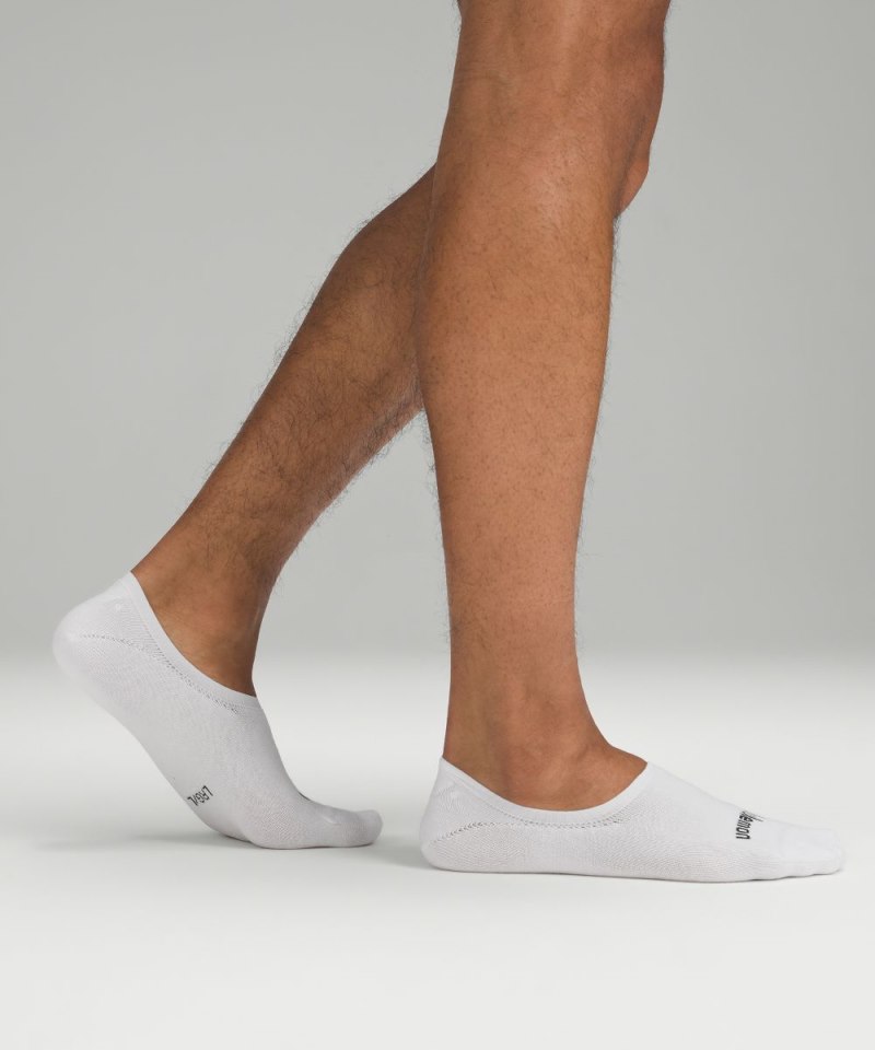 Lululemon Men's Daily Stride Comfort No-Show Socks *5 Pack White Online Outlet Sale