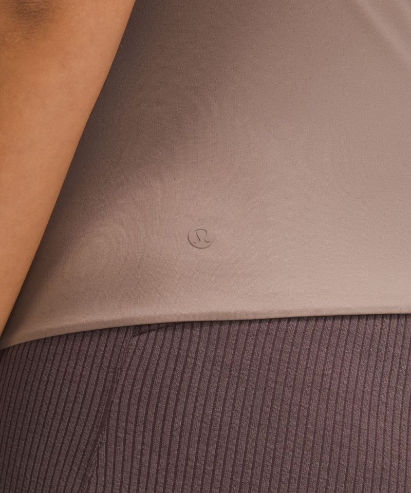 Lululemon Wundermost Ultra-Soft Nulu Spaghetti-Strap Cami Tank Top Taupetastic Online Outlet Sale