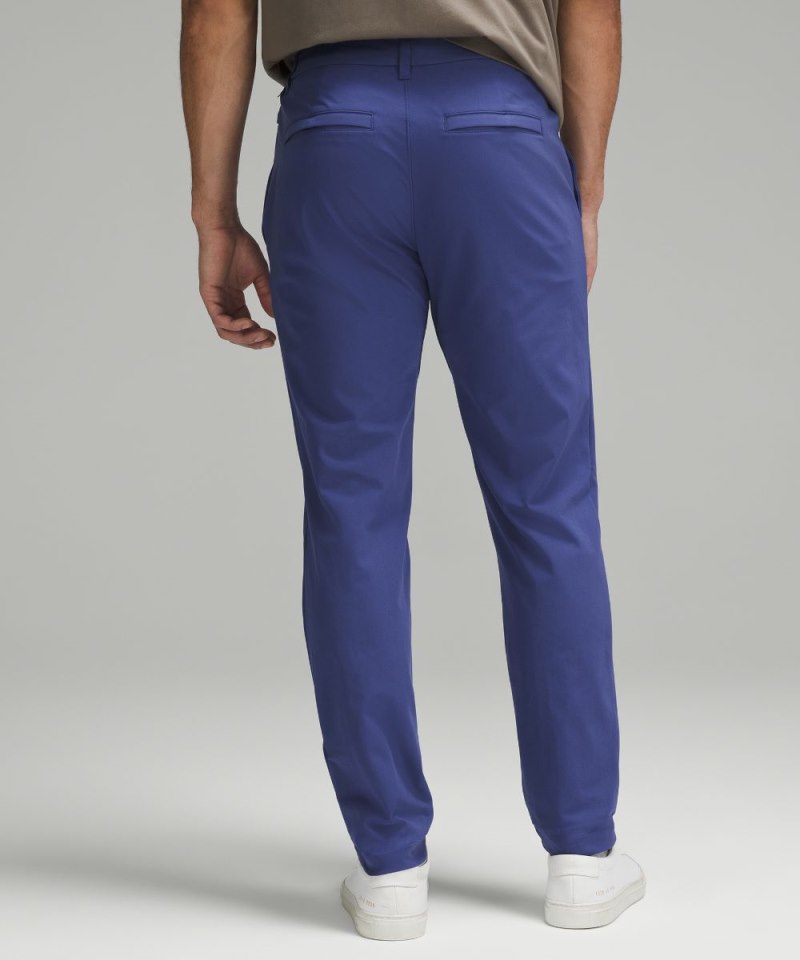 Lululemon ABC Slim-Fit Trouser 32"L *Warpstreme Gatsby Blue Online Outlet Sale