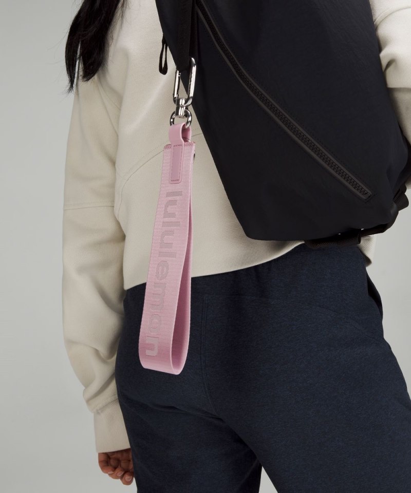 Lululemon Never Lost Keychain Pink Peony / White Opal Online Outlet Sale