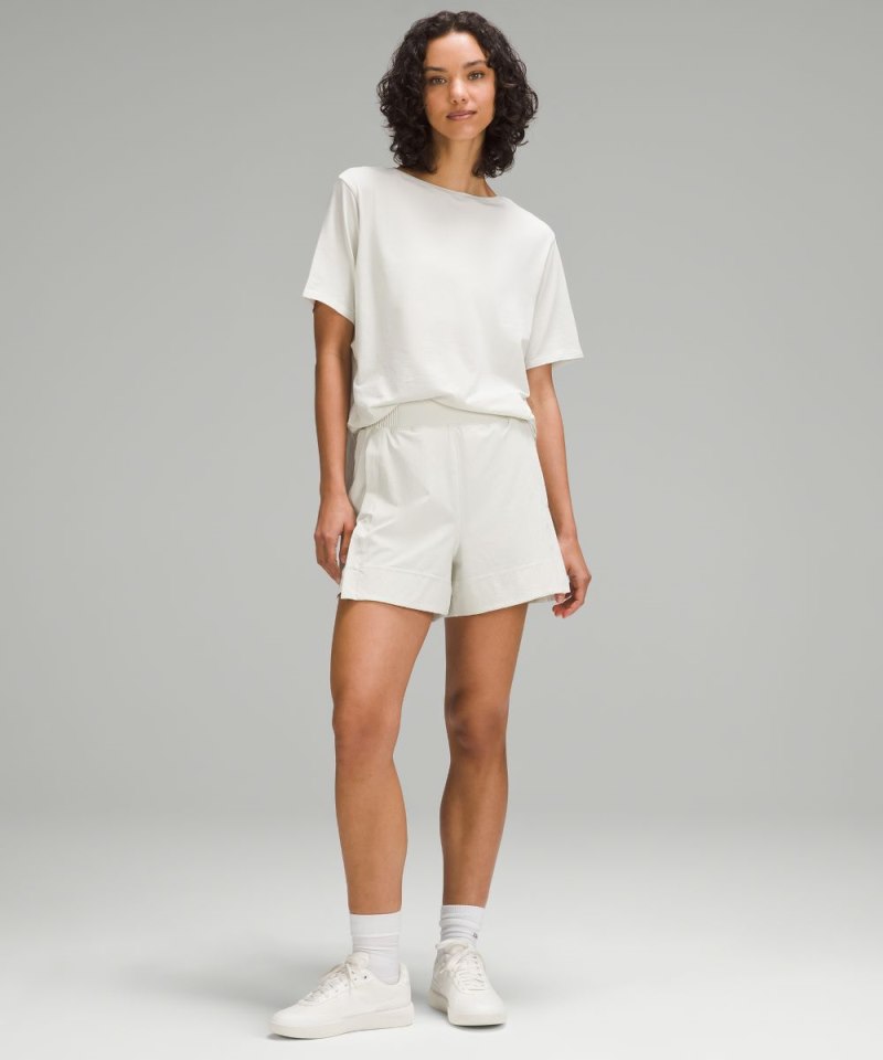 Lululemon Relaxed-Fit Boatneck T-Shirt Bone Online Outlet Sale