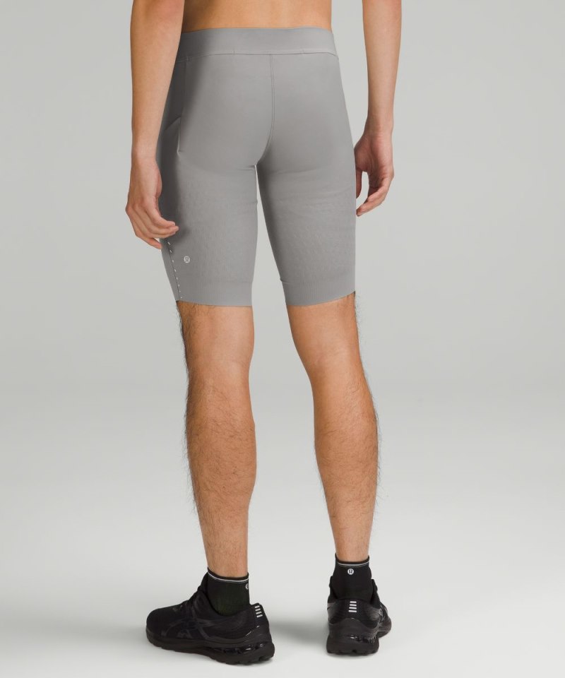 Lululemon SenseKnit Running Short 10" Gull Grey Online Outlet Sale
