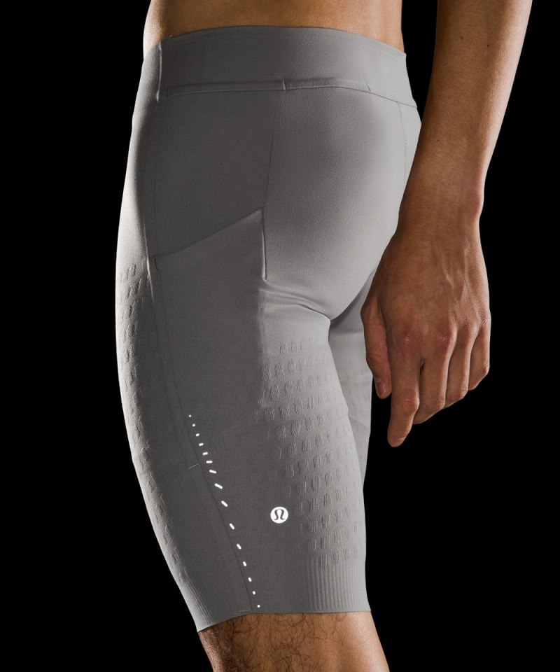 Lululemon SenseKnit Running Short 10" Gull Grey Online Outlet Sale