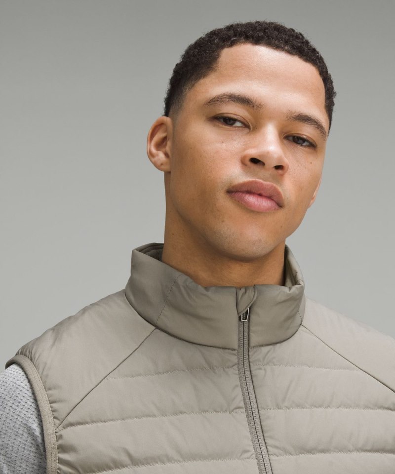 Lululemon Down for It All Vest Carbon Dust Online Outlet Sale