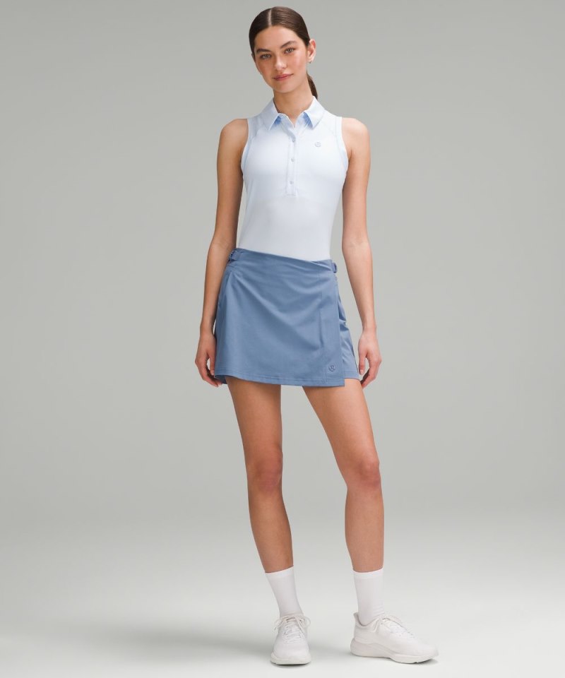 Lululemon Wrap-Front Mid-Rise Golf Skirt Oasis Blue Online Outlet Sale