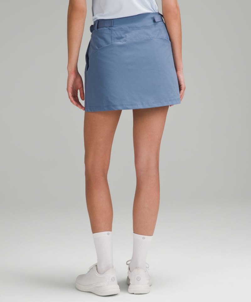 Lululemon Wrap-Front Mid-Rise Golf Skirt Oasis Blue Online Outlet Sale