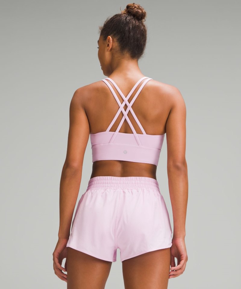 Lululemon lululemon Energy Longline Bra *Medium Support, B–D Cups Vitapink Online Outlet Sale