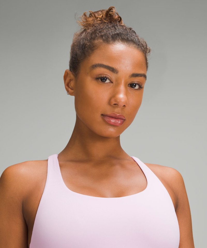 Lululemon lululemon Energy Longline Bra *Medium Support, B–D Cups Vitapink Online Outlet Sale