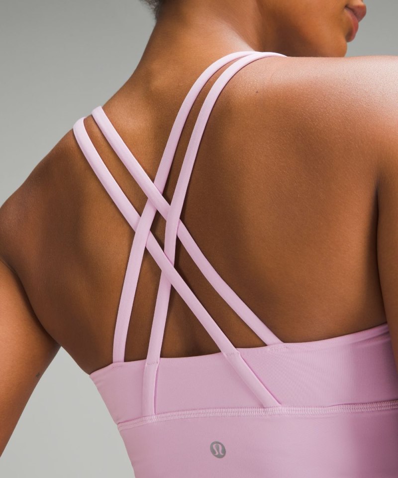 Lululemon lululemon Energy Longline Bra *Medium Support, B–D Cups Vitapink Online Outlet Sale