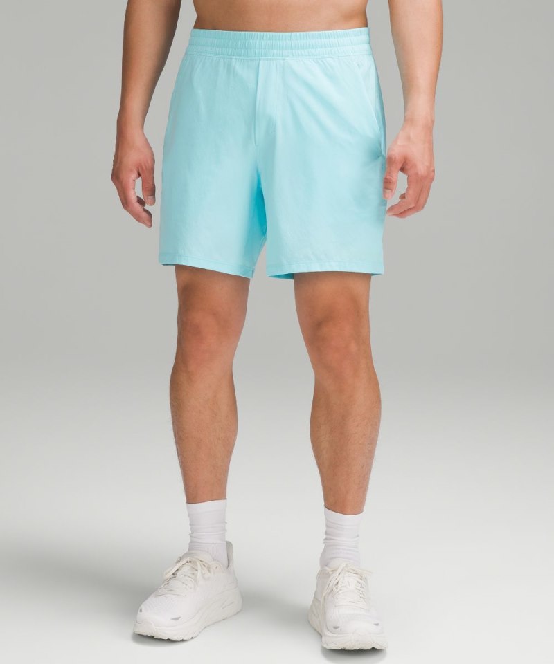 Lululemon Pace Breaker Lined Short 7" Cyan Blue Online Outlet Sale
