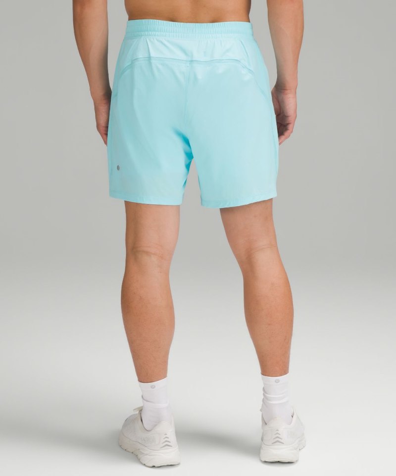 Lululemon Pace Breaker Lined Short 7" Cyan Blue Online Outlet Sale
